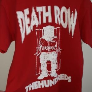 Red Death Row short sleeve tee